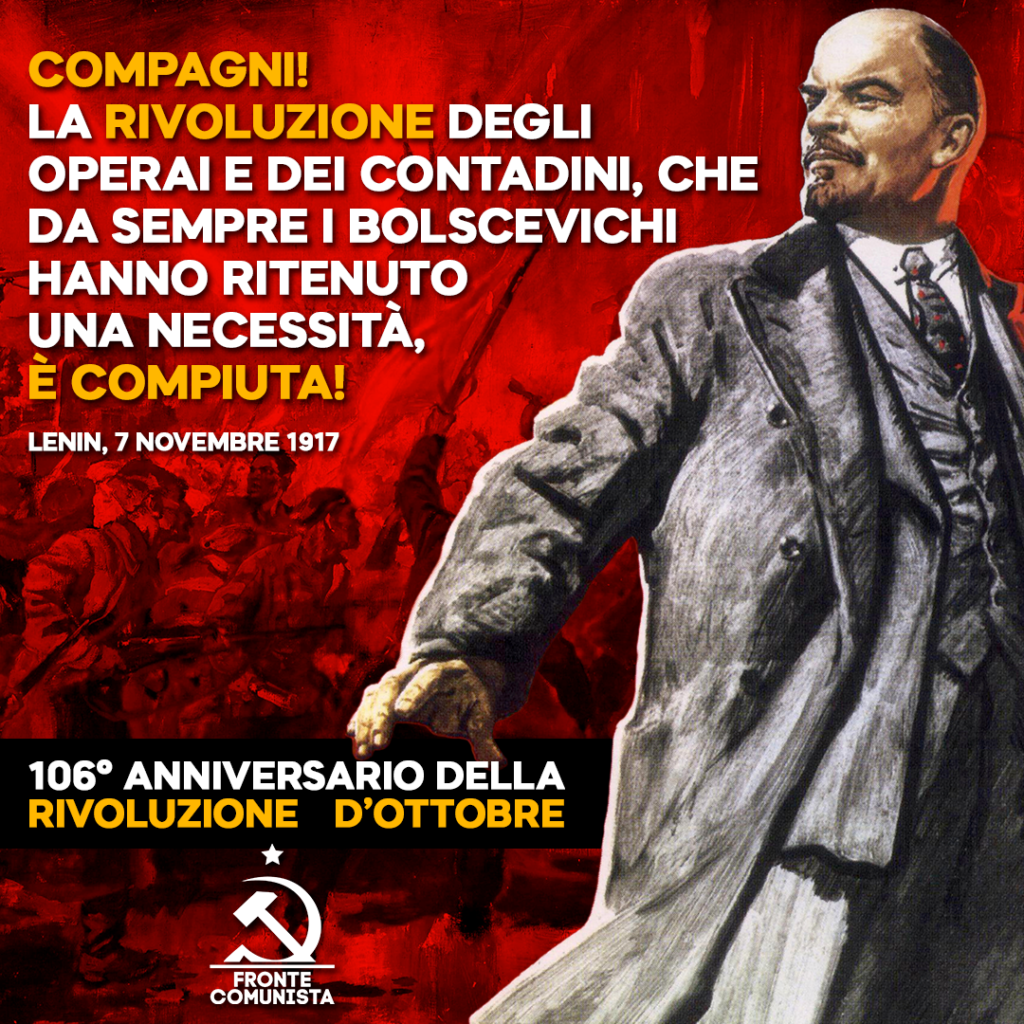 anniversario rivoluzione d'ottobre