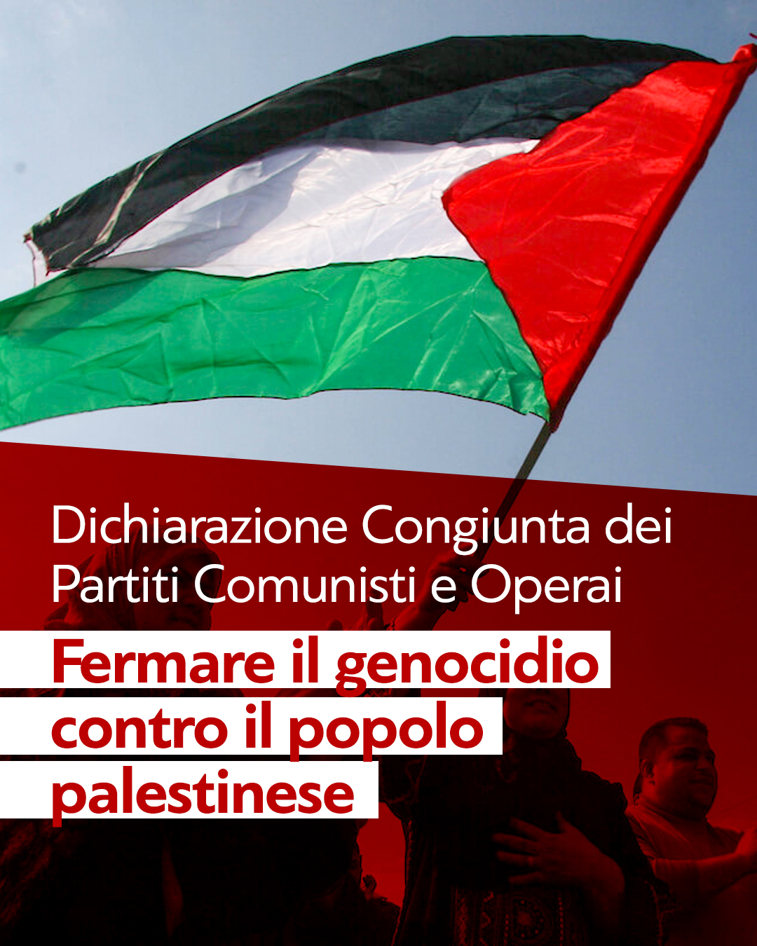 Fermare il genocidio contro il popolo palestinese
