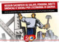 Lotta di classe – Nessun sacrificio su salari, pensioni, diritti sindacali e sociali per l’economia di guerra