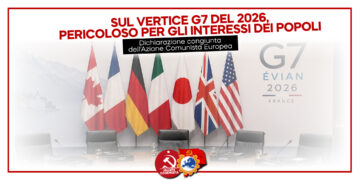 Sul Vertice G7 del 2026, pericoloso per gli interessi dei popoli