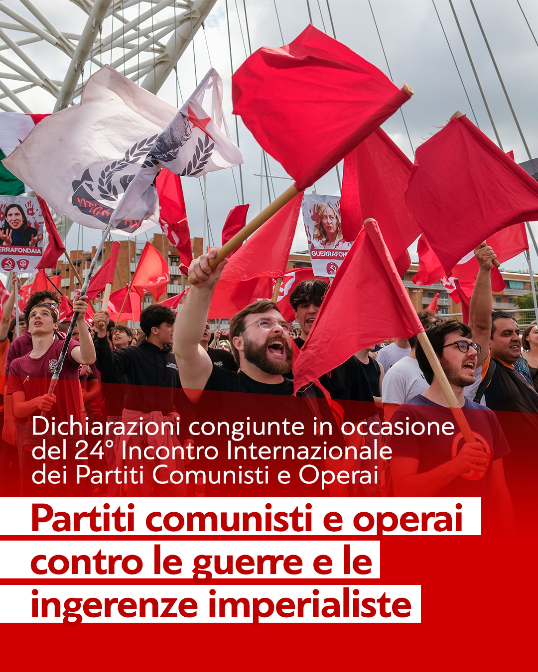 Dichiarazioni congiunte in occasione del 24° Incontro Internazionale dei Partiti Comunisti e Operai (IMCWP)