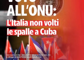 voto all'onu l'italia non volti le spalle a Cuba